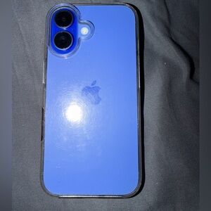 Apple iPhone - Blue with Clear Protective Case